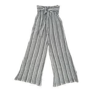 Lascana jumpsuit cropped striped size 6 wide leg sleeveless